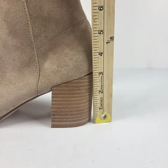 dv by dolce vita treasure women's over the knee boots synthetic almond toe 10 - Picture 3 of 16